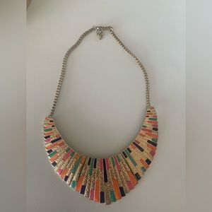Multicolor statement necklace